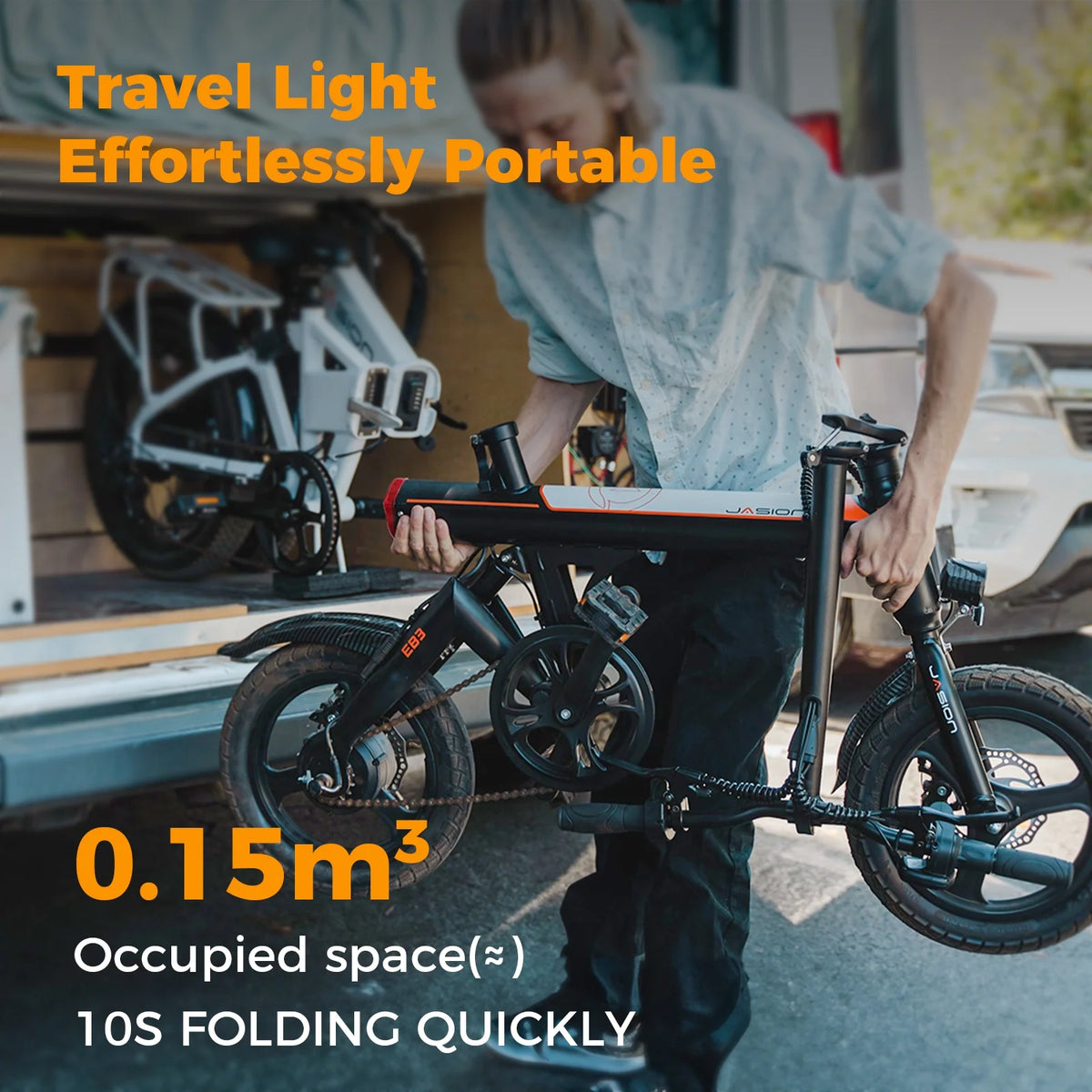 350W Folding Electric Bike with 270Wh Battery S99779