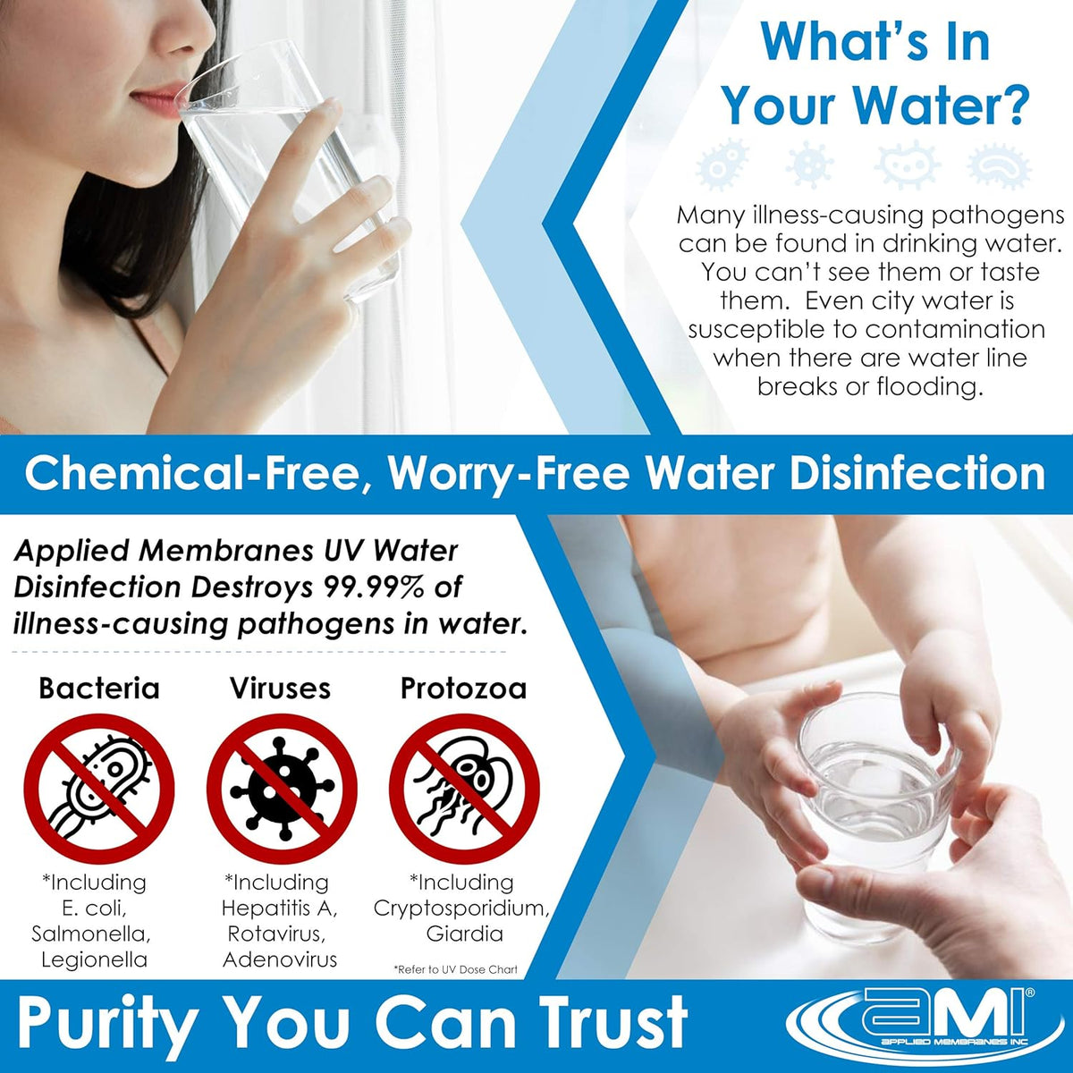 Ultraviolet Water Purifier UV Sterilizer Filter 2 GPM S367873