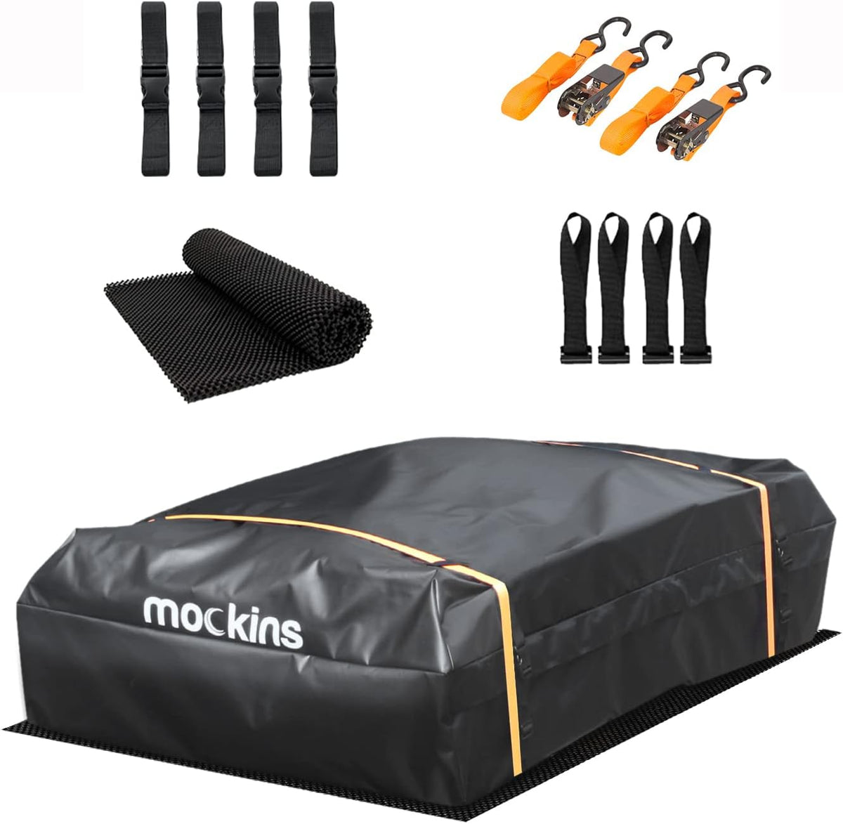 25 Cubic Feet Waterproof Rooftop Cargo Bag Set G118858