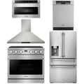 36 Gas Range, Range Hood, Refrigerator, Dishwasher and Microwave L370699