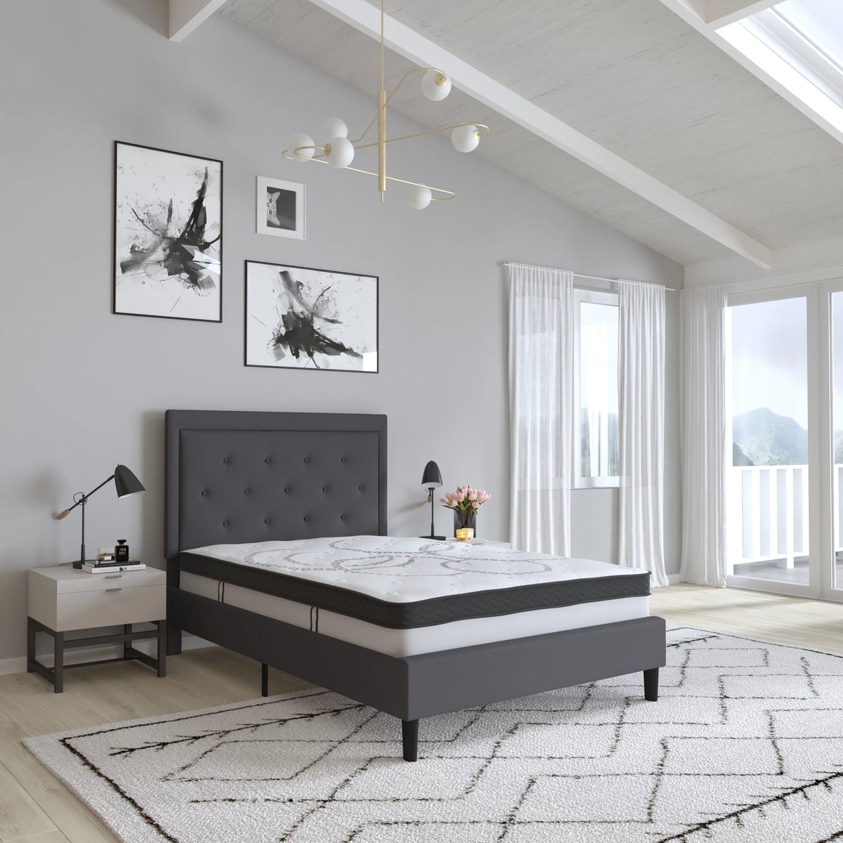 Queen Hybrid Mattress Pocket Spring and Memory Foam M118722