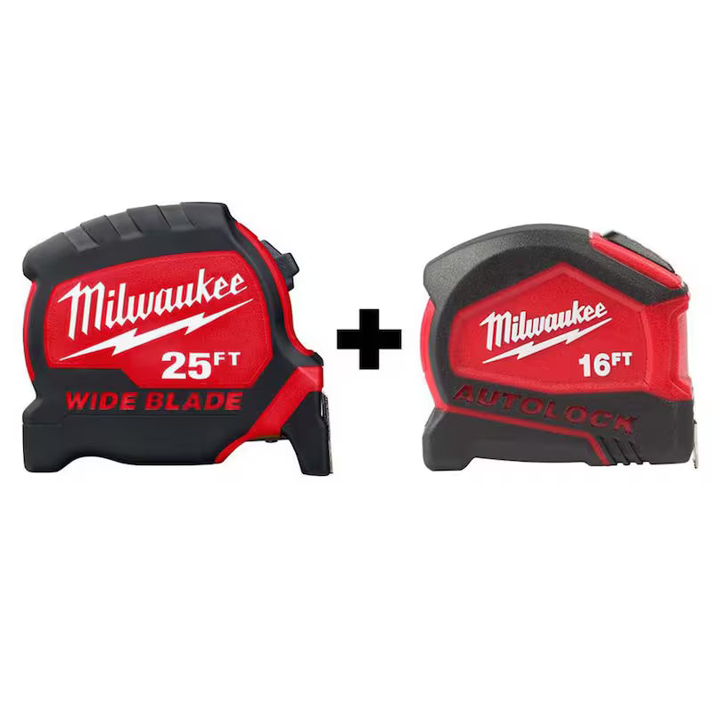 25 ft. Tape Measure with 16 ft. Auto Lock Tape Measure J466