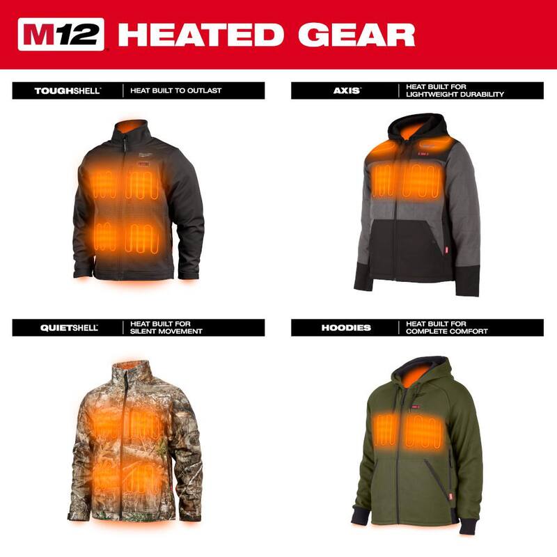 3X-Large Cordless Heated Jacket Hoodie I8160