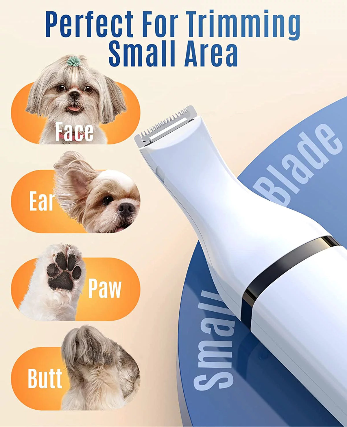 Cordless Double Blades Dog Clippers Y64259