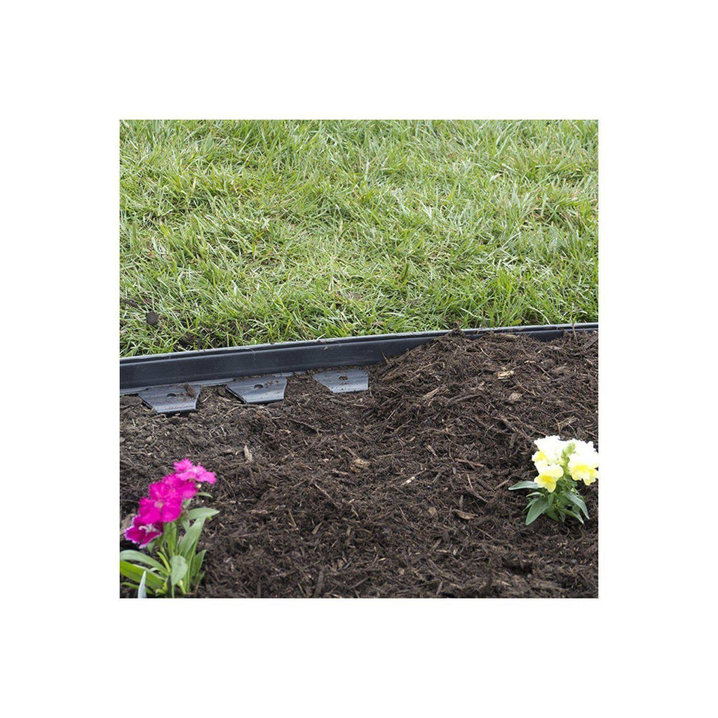 Plastic No-Dig Landscape Edging Kit, 100-Feet H943758