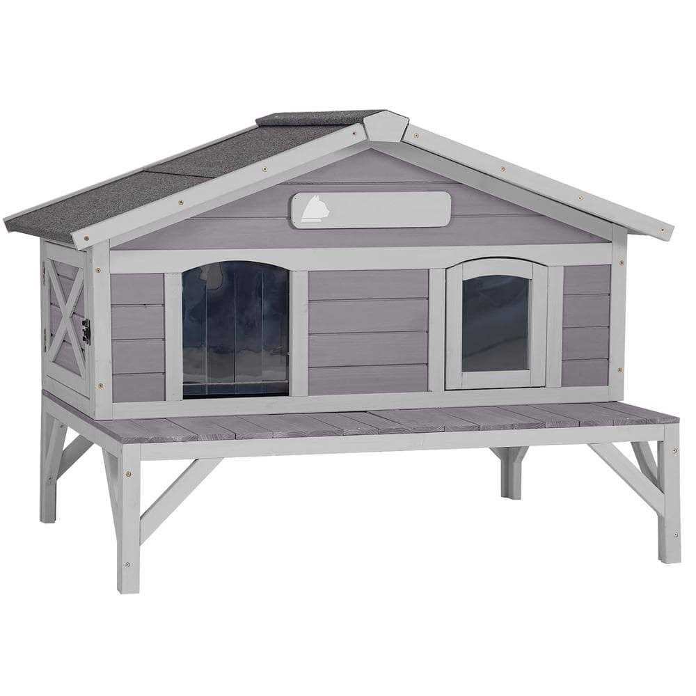 Wooden Cat House I132
