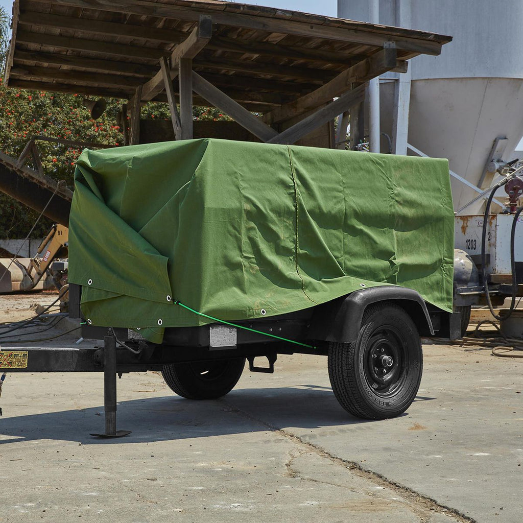8 ft. x 10 ft. Canvas Tarp D13401