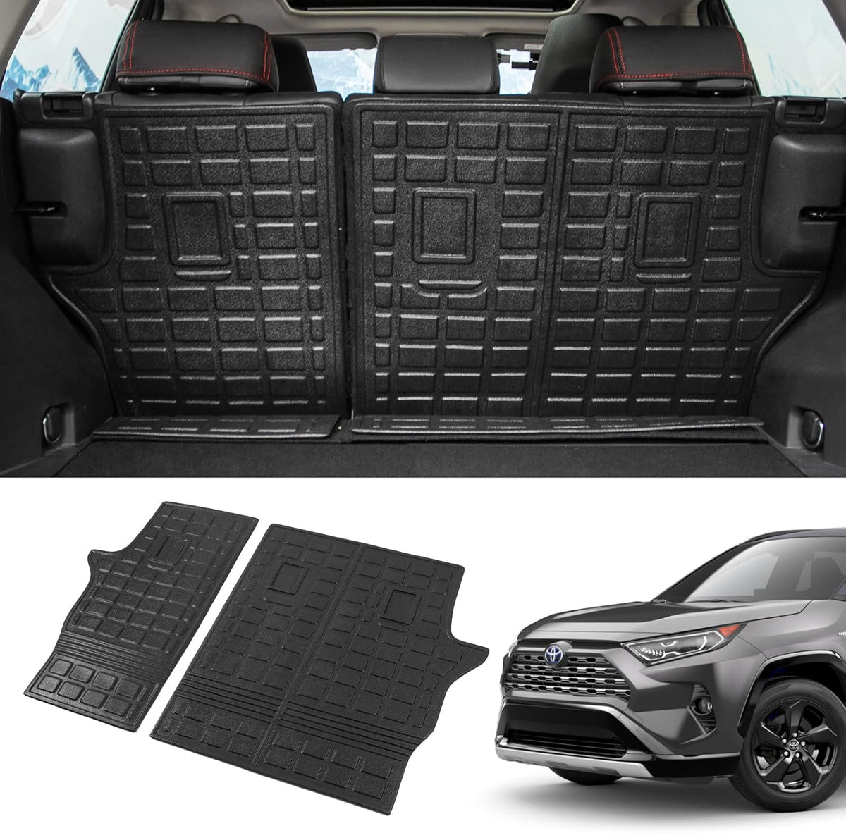 TPE All Weather Cargo Liner Trunk Mats Set of 4 O730
