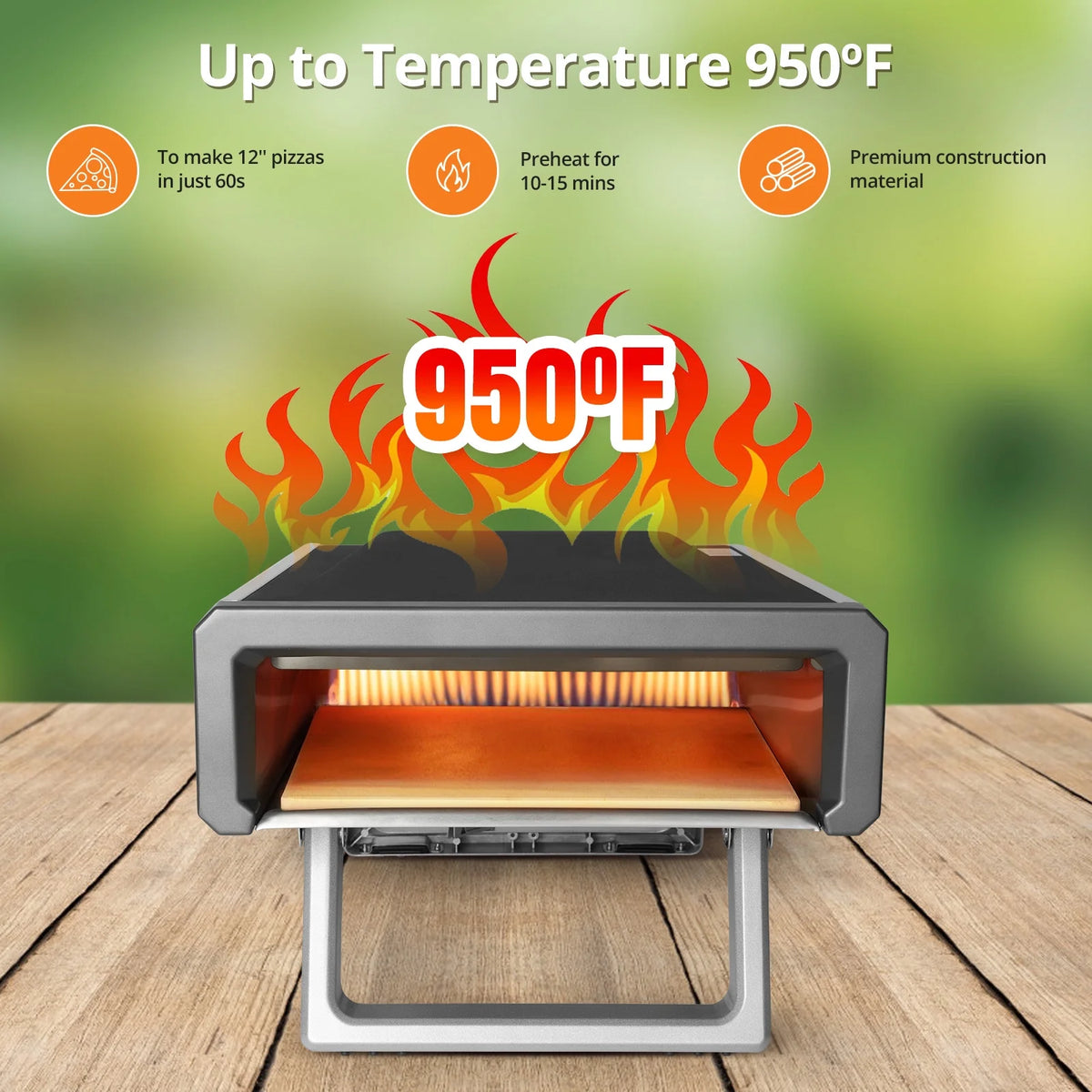 Portable Propane Gas Outdoor Pizza Oven A259