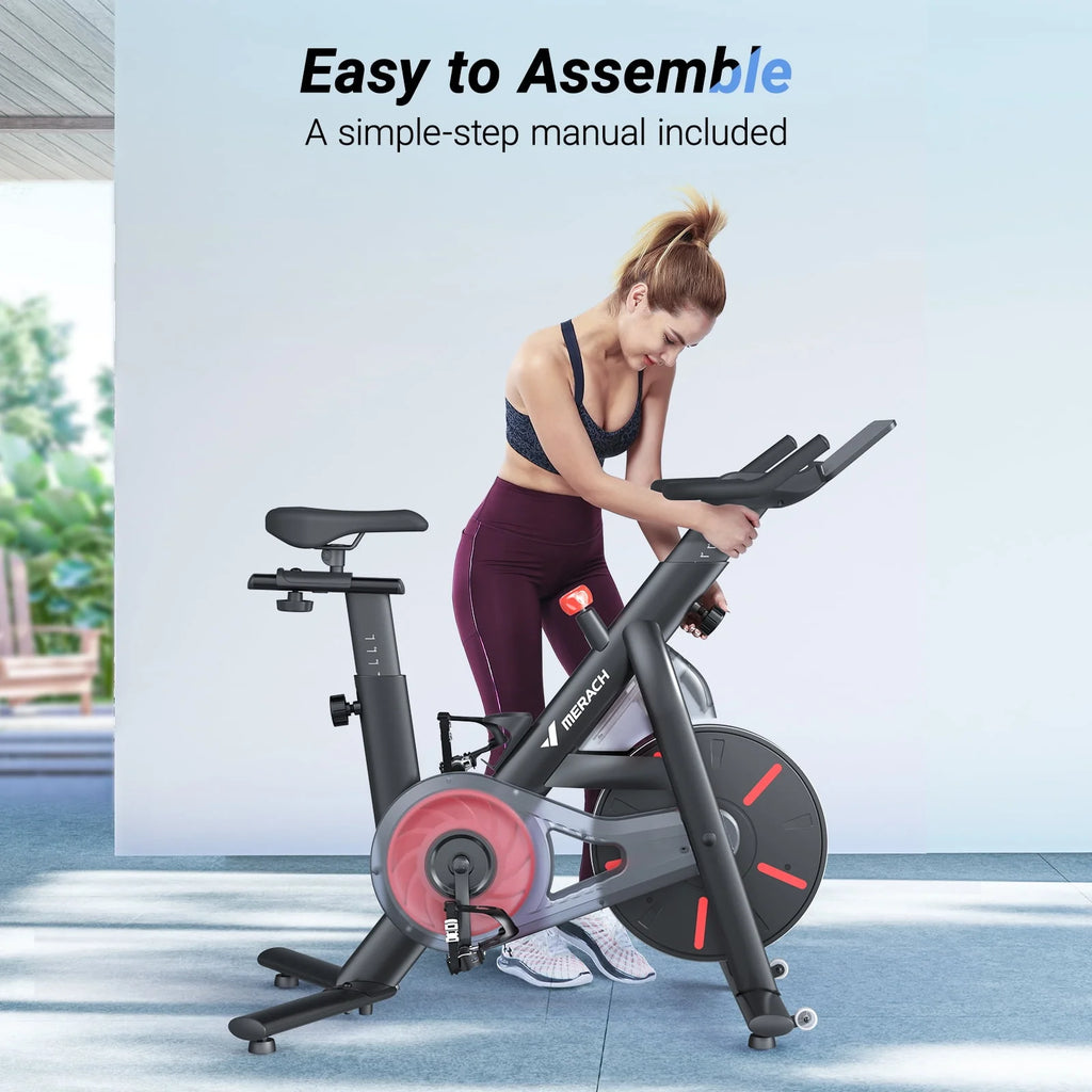 Stationary Exercise Bike Magnetic Bluetooth S288037