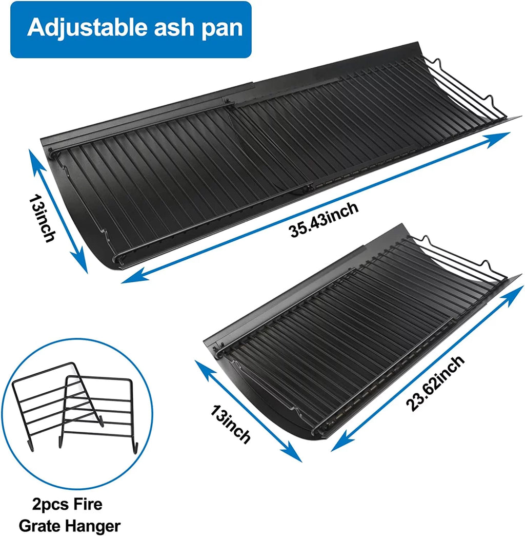 Adjustable Ash Pan Drip Pan for Charcoal Grills N557561