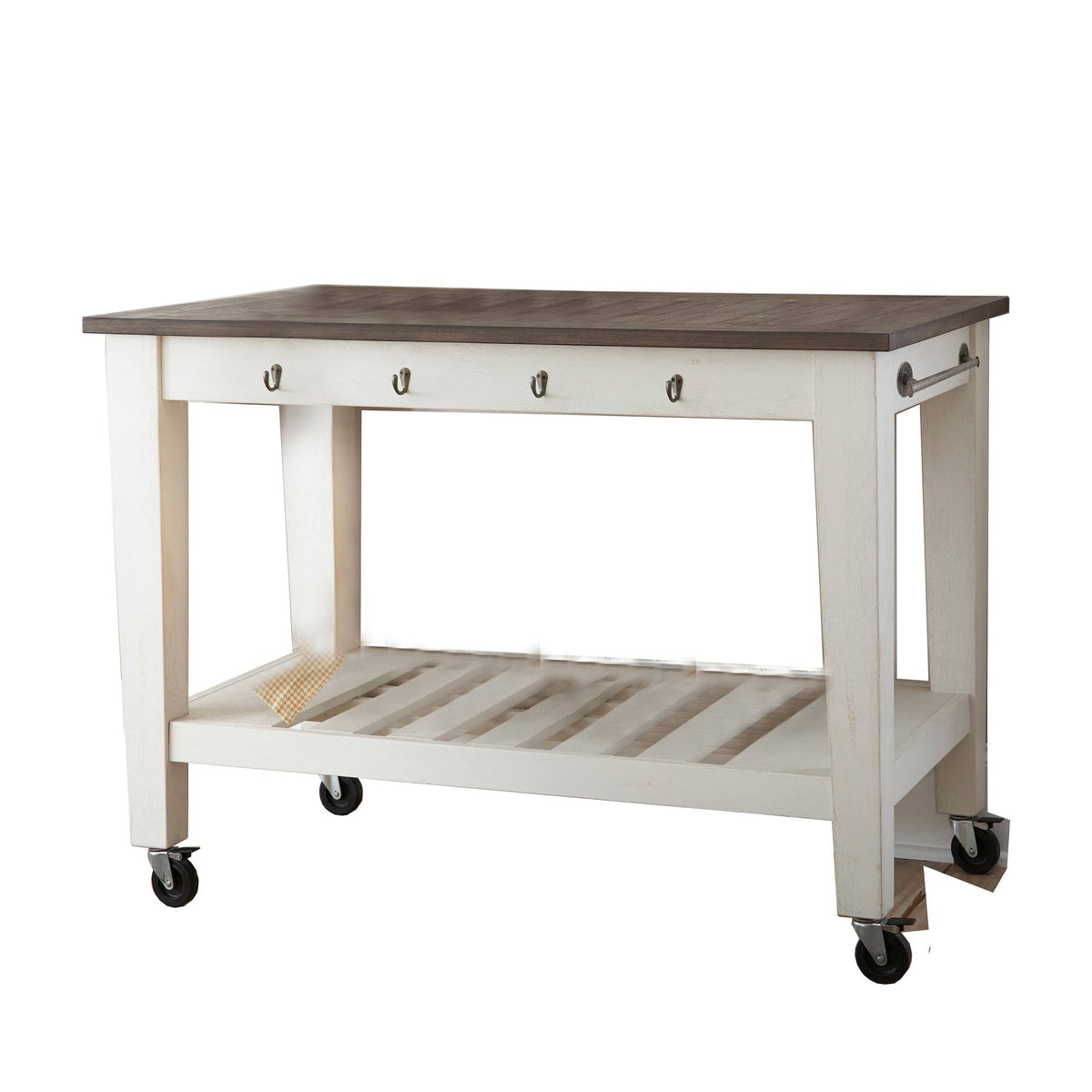 White Kitchen Cart V308