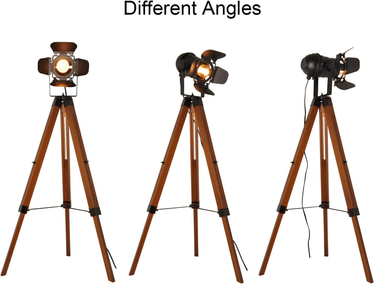Vintage Tripod Floor Lamp C847