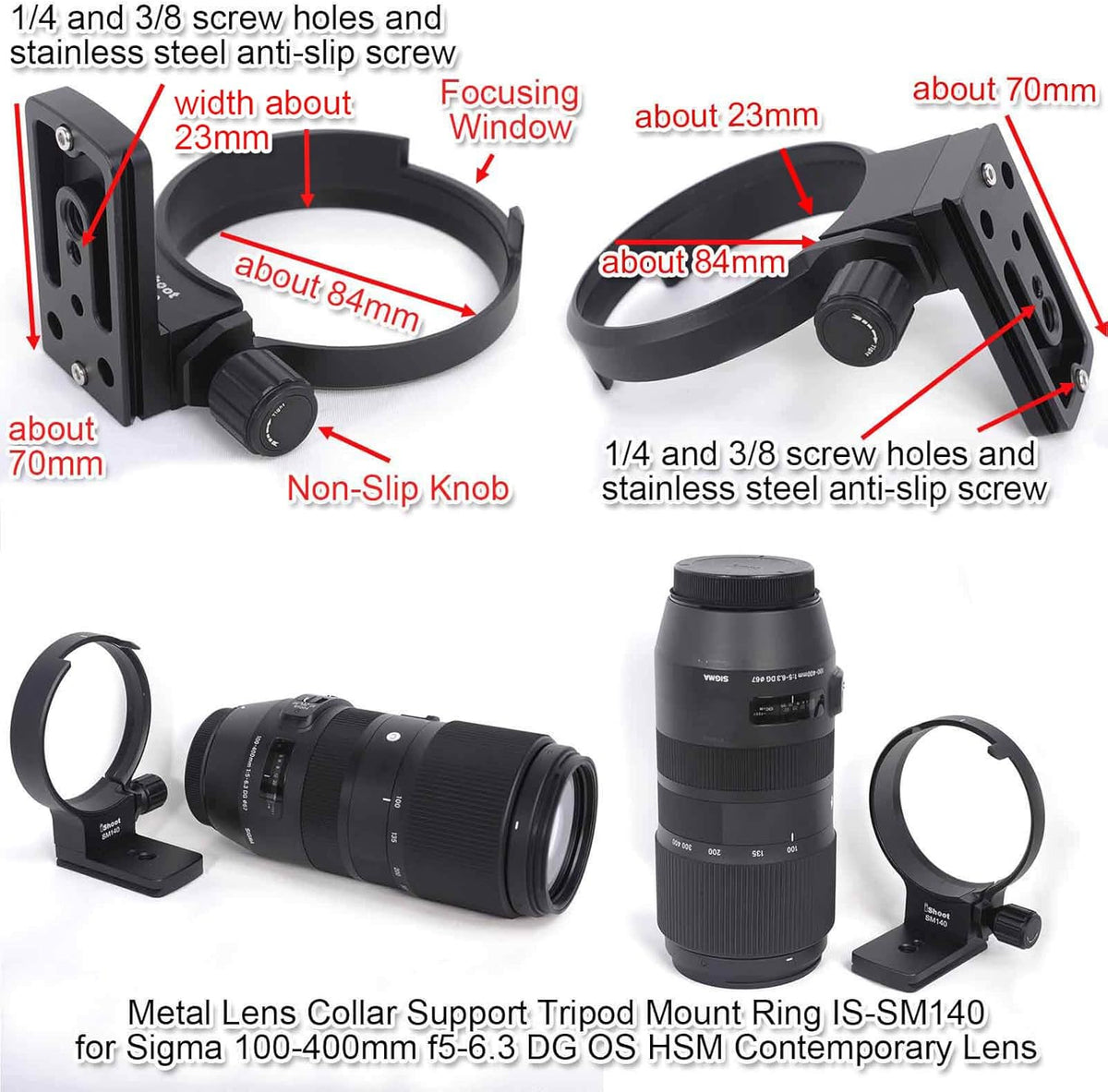 Tripod Mount Ring Lens Collar Support V587319