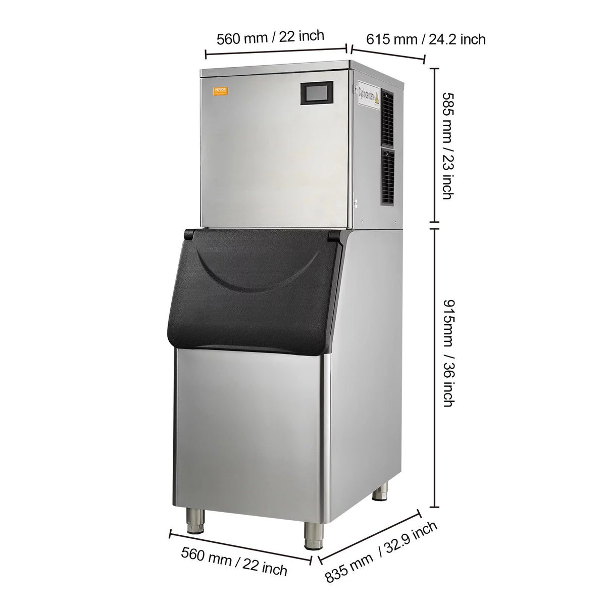 Commercial Ice Maker with Storage Bin A99069