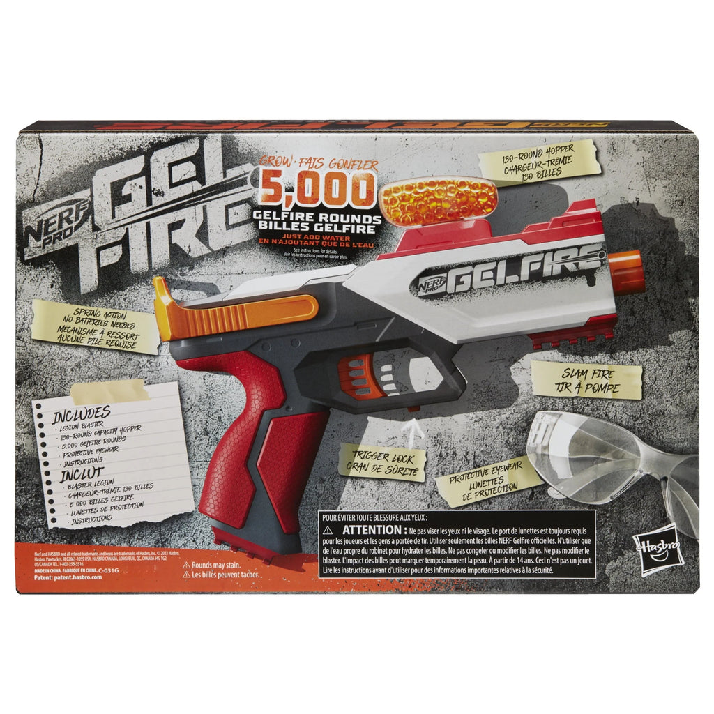Gel Blaster with 5000 Rounds, 130 Round Hopper, Eyewear R74478