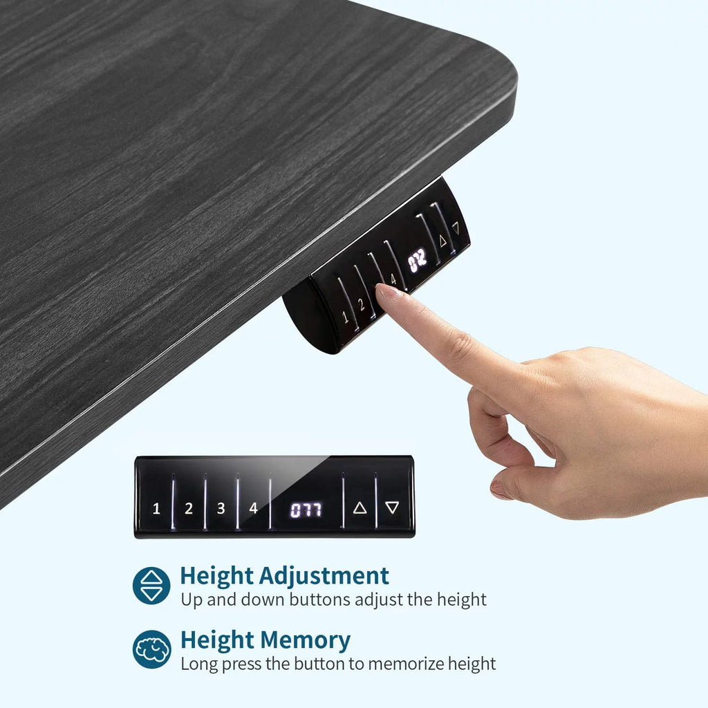 Black Electric Standing Desk B142