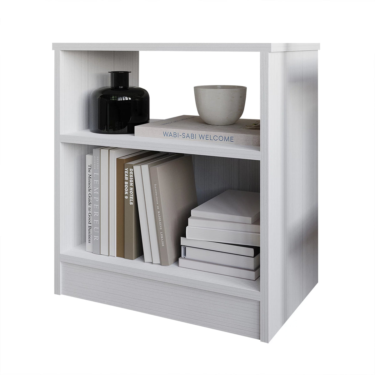 Minimalist Nightstand with Shelf F1480