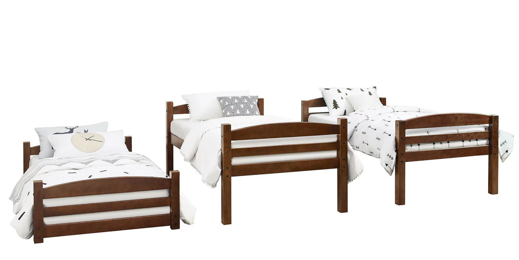 Mocha Triple Bunk Bed L34148