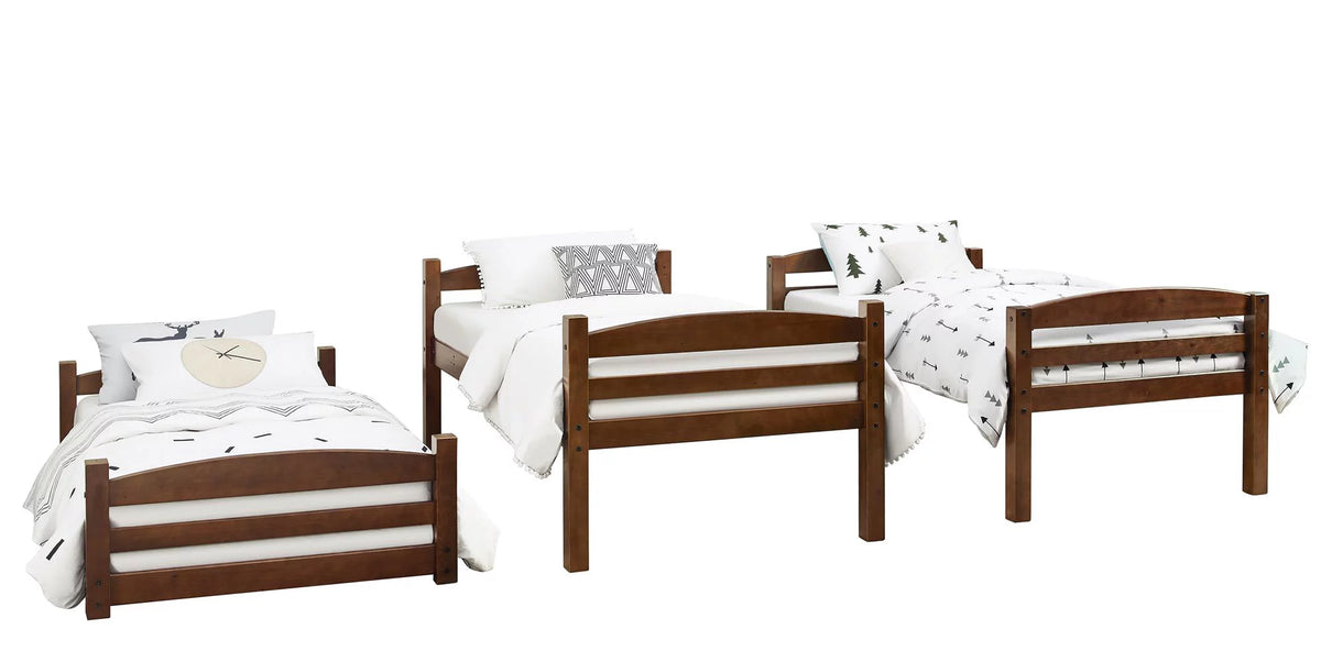 Mocha Triple Bunk Bed L34148