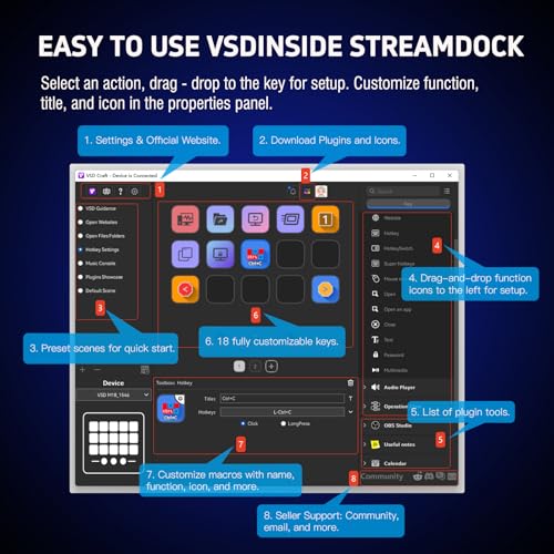 18 Programmable Keys USB Macro Keypad S2907