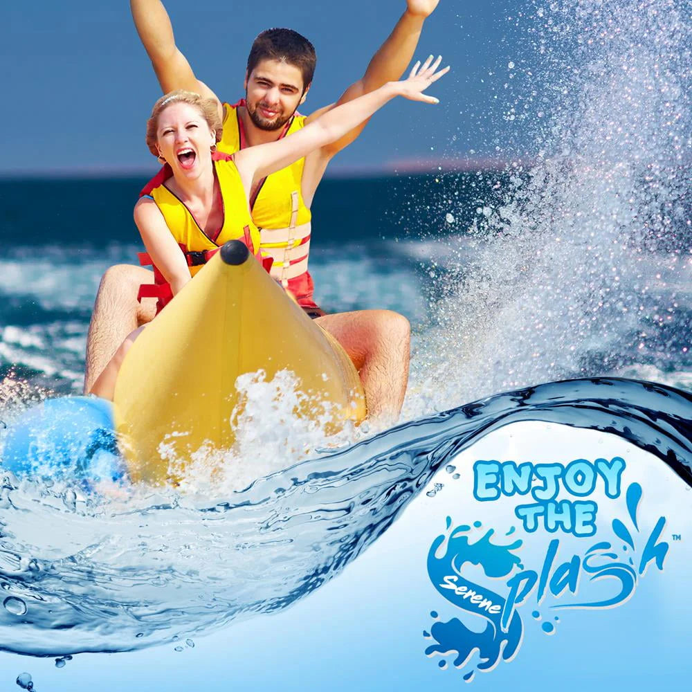Inflatable Banana Boat with Storage Bag and Foot Pump F51464