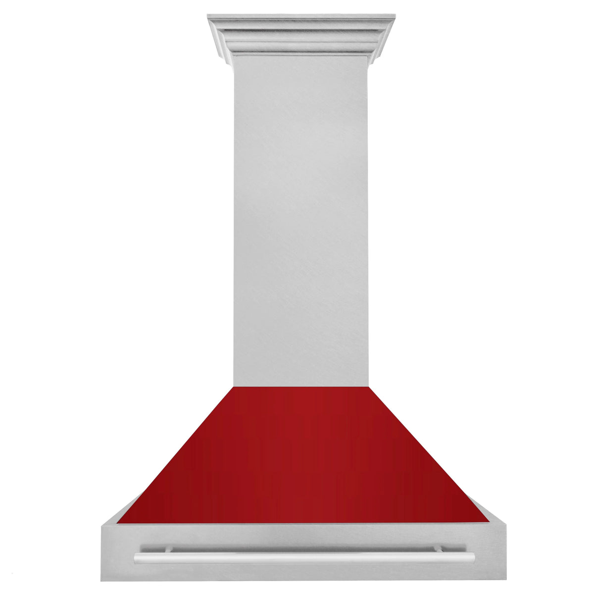 36 Inch Stainless Steel Range Hood with Red Gloss Shell U63665