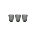 Set 3 Glasses Grey V472948