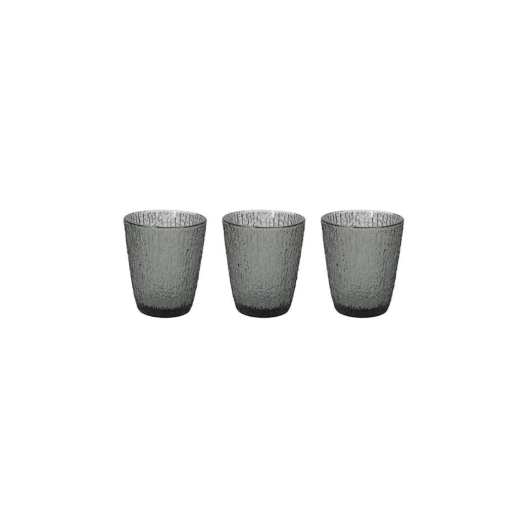 Set 3 Glasses Grey V472948