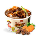 Instant Beef Stew Glass Noodle 9 Bowls 55g Fork Included A618448