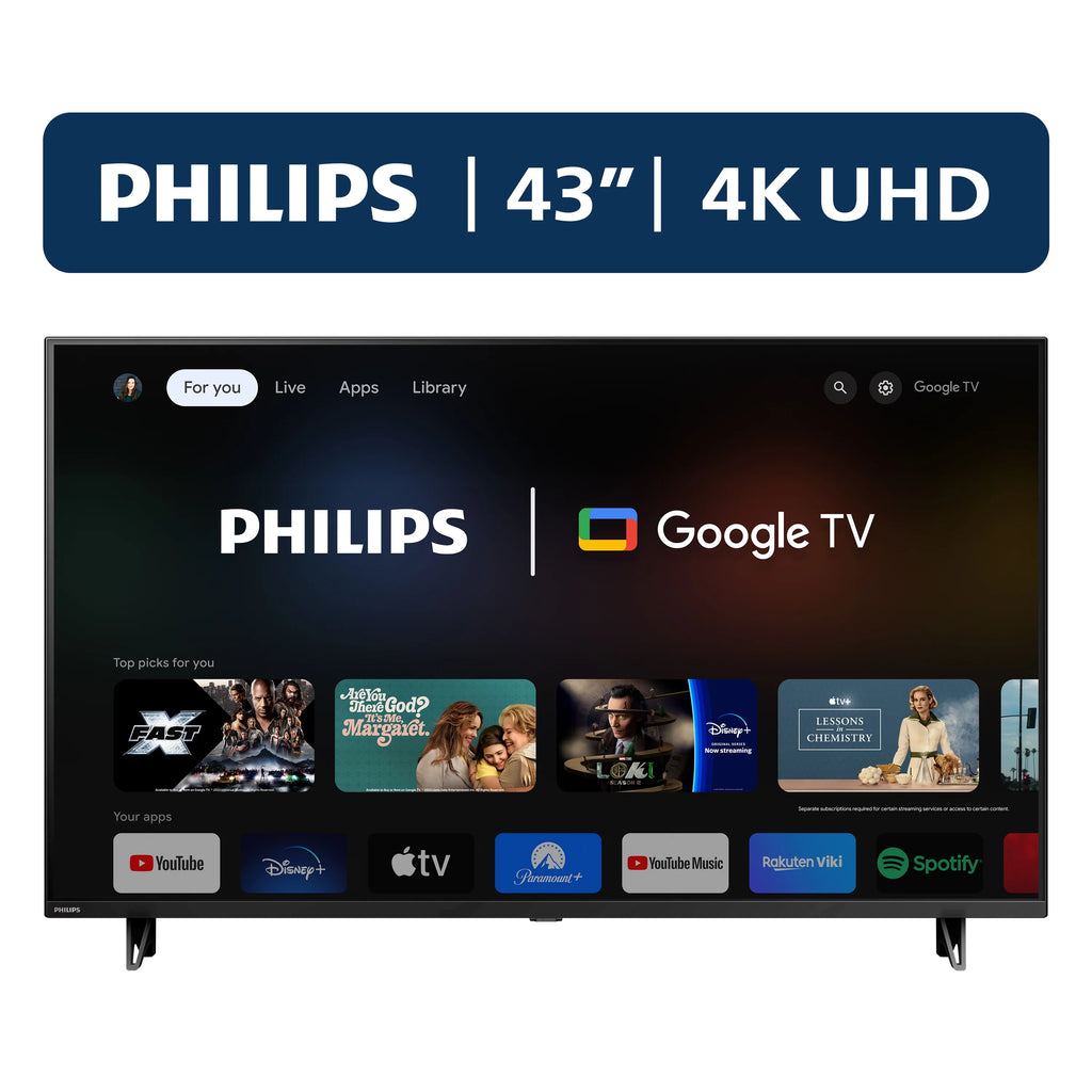 43 Class 4K Ultra HD Google Smart LED TV K938