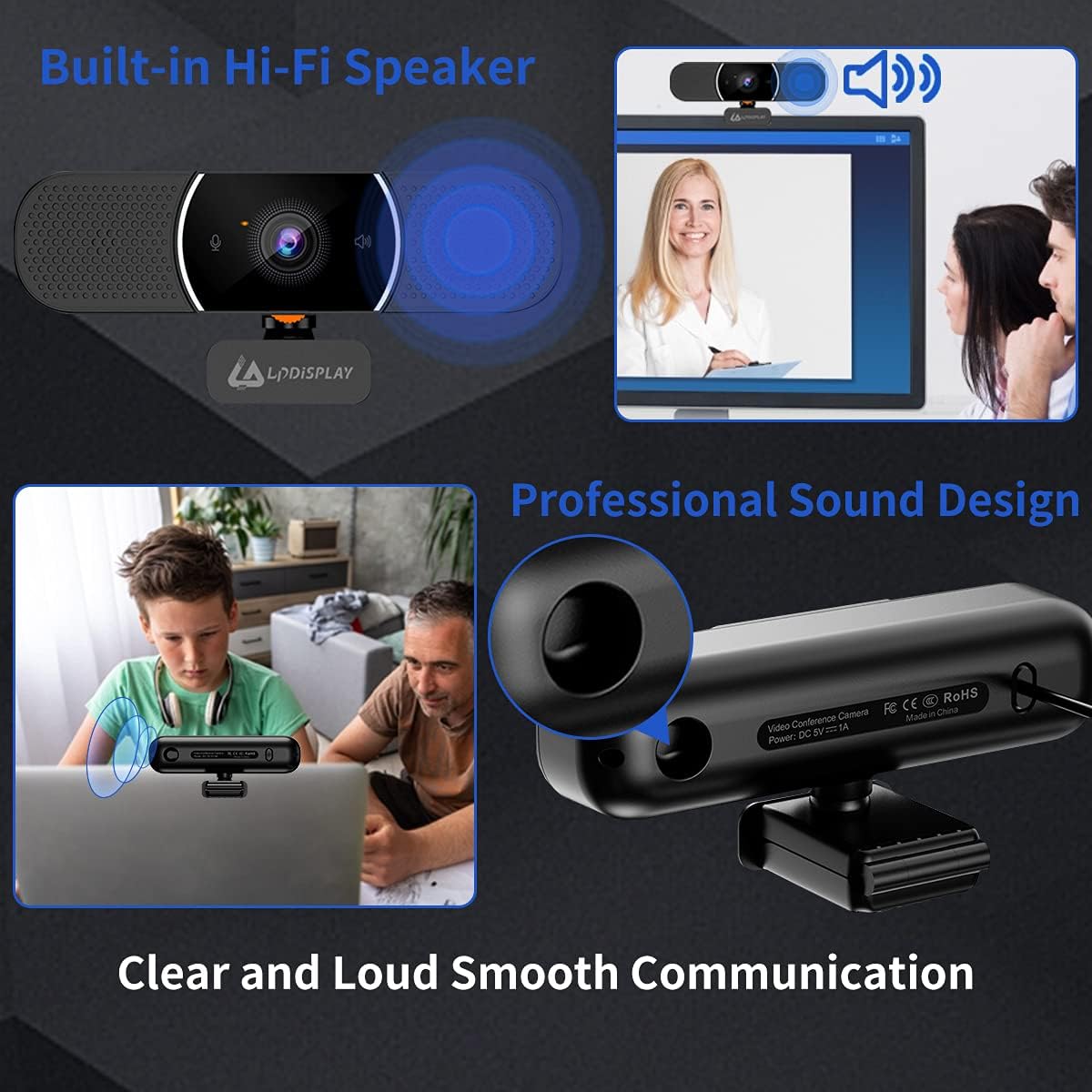 3 in 1 Full HD 1080P Webcam A425619