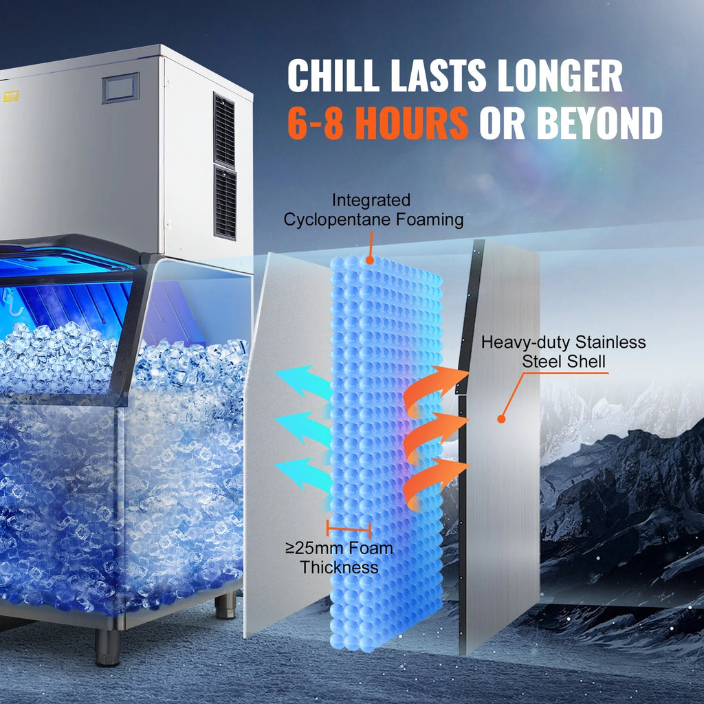 Commercial Ice Maker with Storage Bin A99069