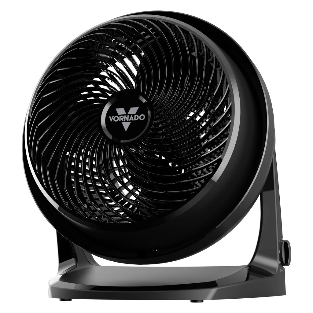 Black Whole Room Air Circulator Floor Fan L945477