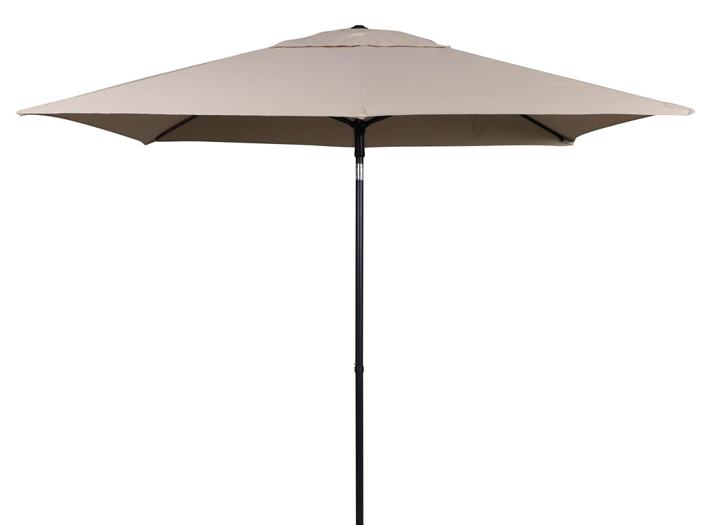 6 x 7.5 Foot Push-Up Rectangular Market Umbrella Tan D636