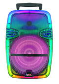 15” Portable Bluetooth Rechargeable Party Speaker with Remote U318