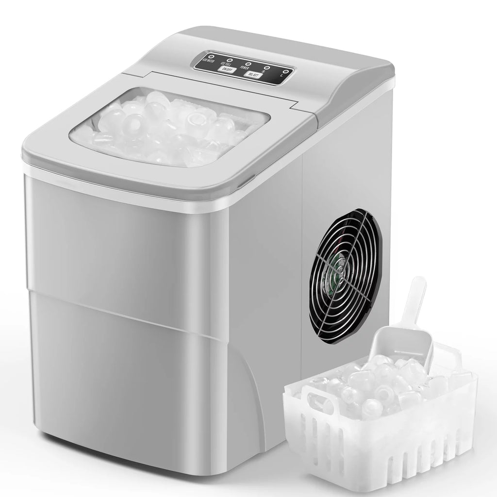 Countertop Ice Maker 26lbs 9Pcs/6Mins Black X24415