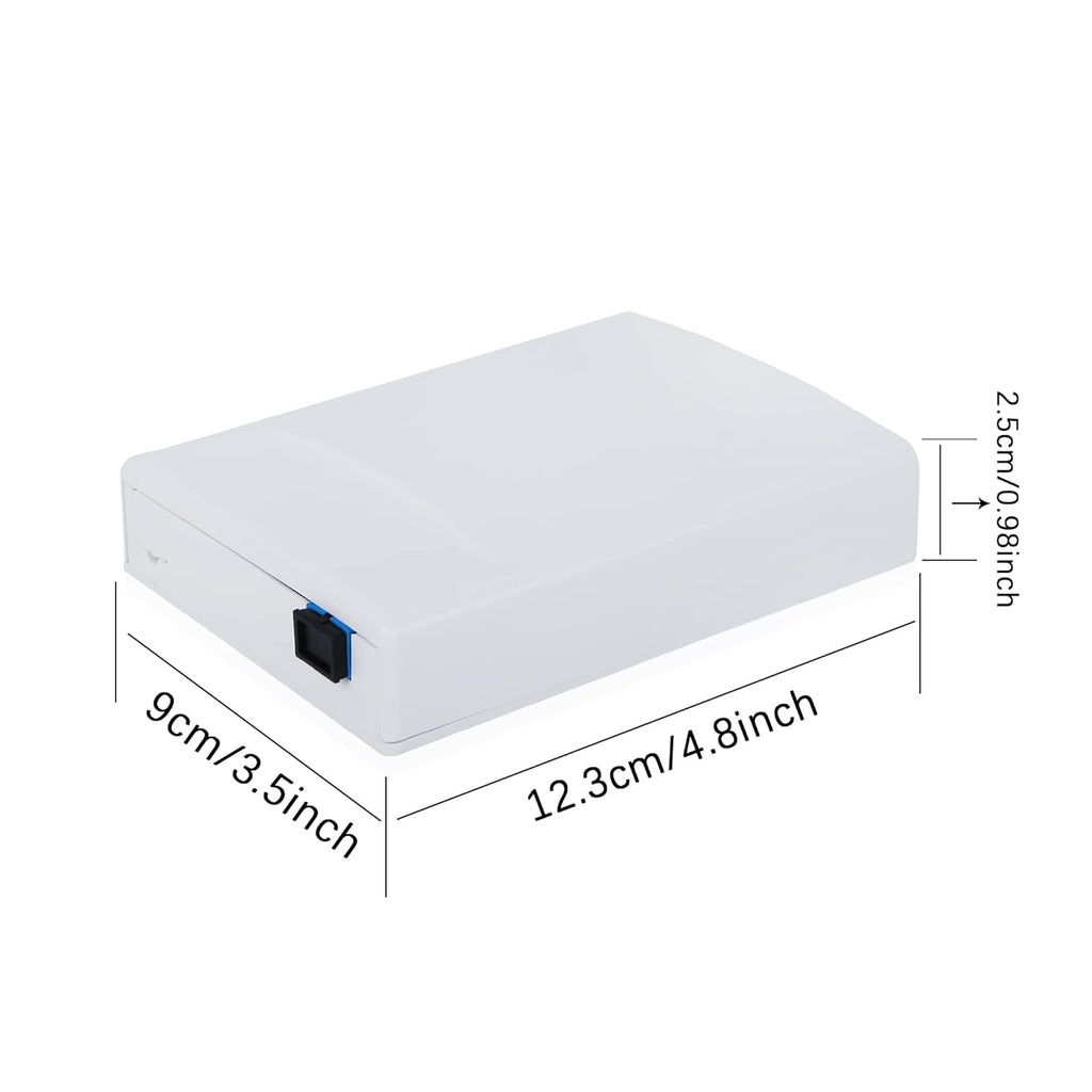 Fiber Optic Terminal Junction Box 2 Ports Pack of 2 B402926