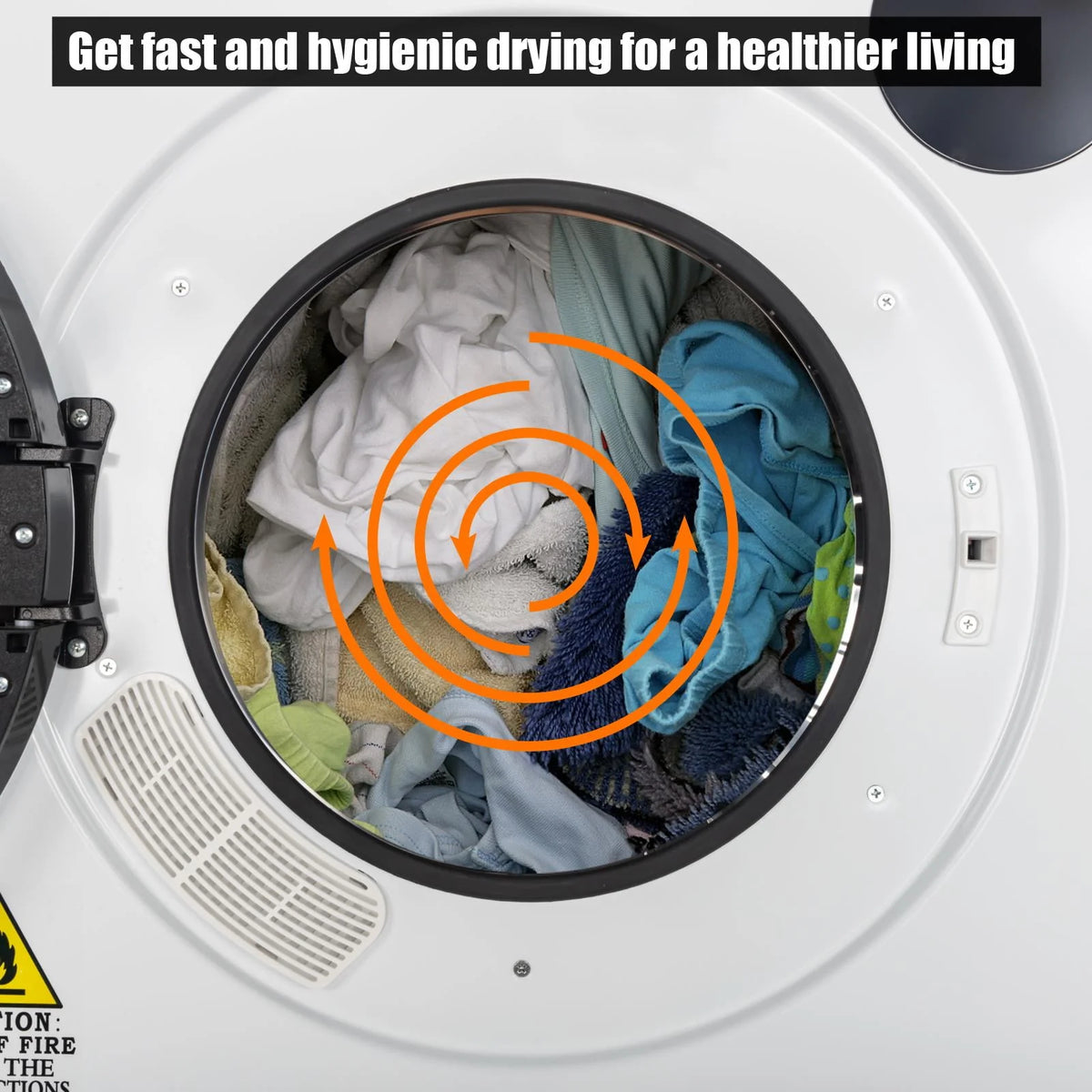 13.2lb Portable Compact Electric Dryer H570754