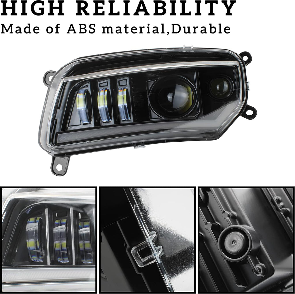 LED Headlight Assembly with DRL Turn Signal Lights (2PCS) H56374