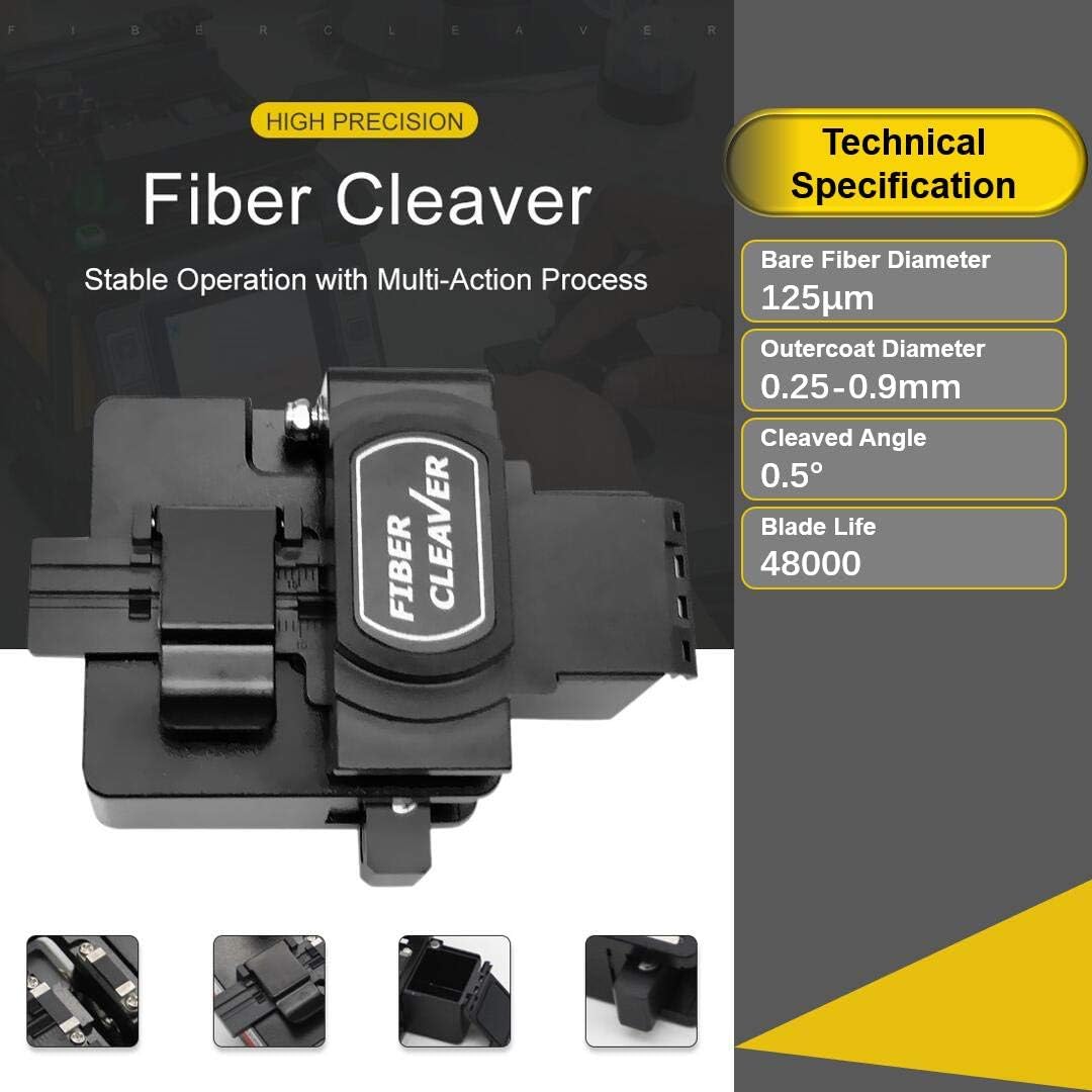 High Precision Optical Fiber Cleaver with 16 Cleaving Spots Fiber Cutter Tool E4575