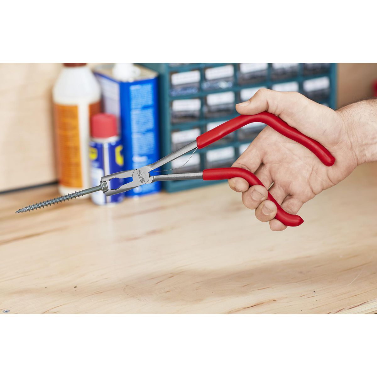 10 in. Long-Reach Pistol-Grip Pliers S411448