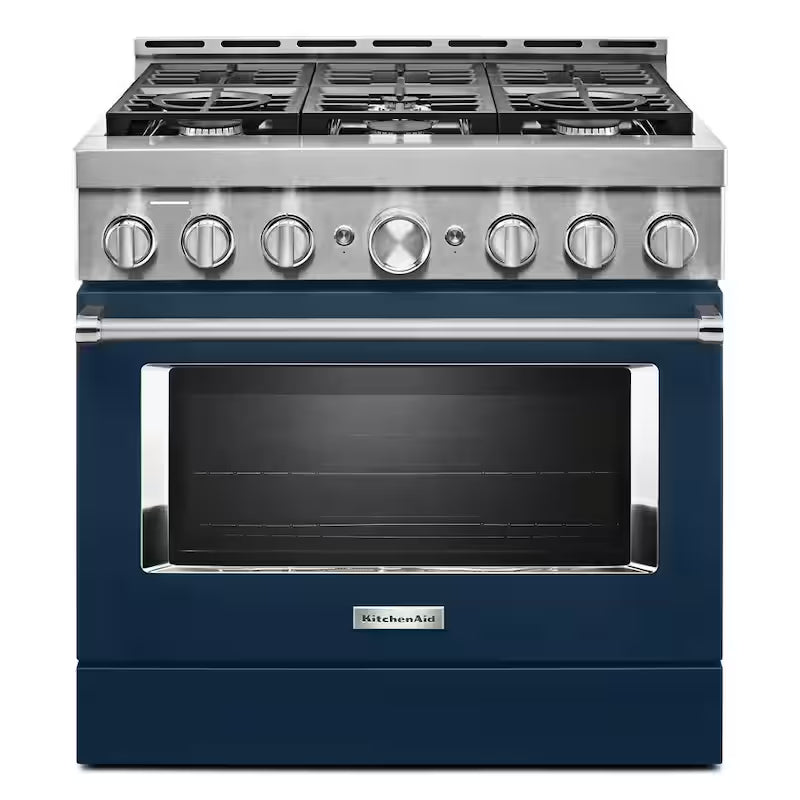 Ink Blue Smart Gas Range with Self-Cleaning and True Convection Y788242