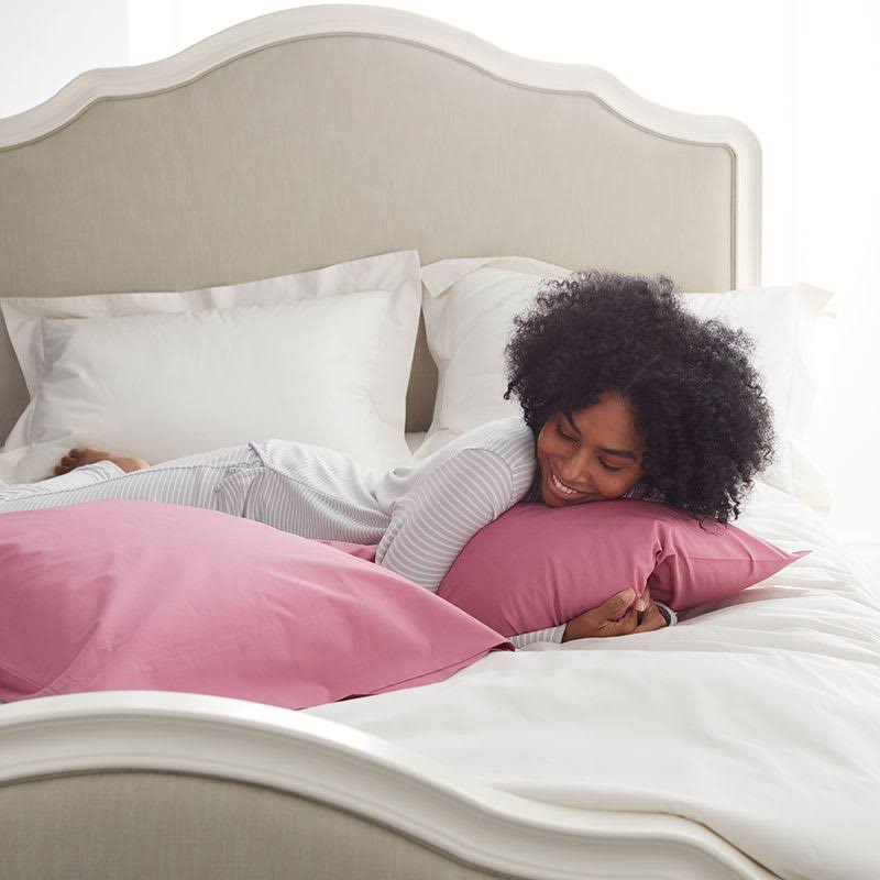Butterscotch Cotton Percale King Fitted Sheet X2307