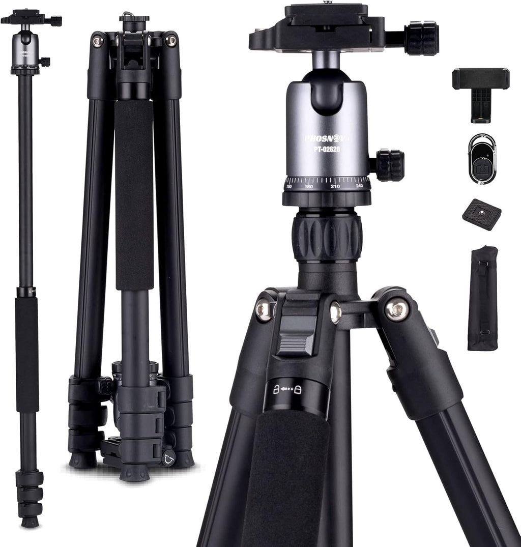 Compact Aluminum Camera Tripod with 360 Degree Ball Head Q284866