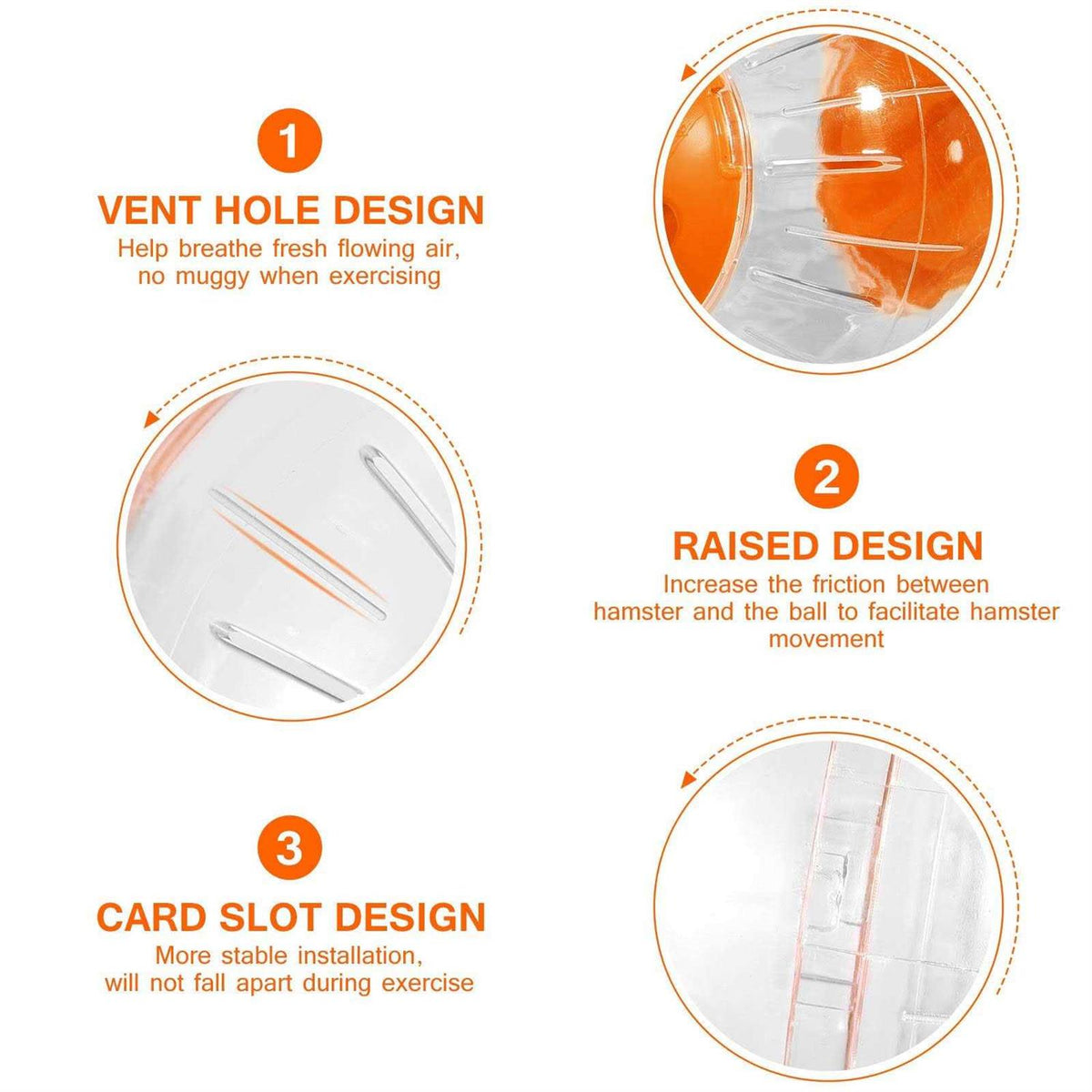Hamster Exercise Ball Transparent L988179
