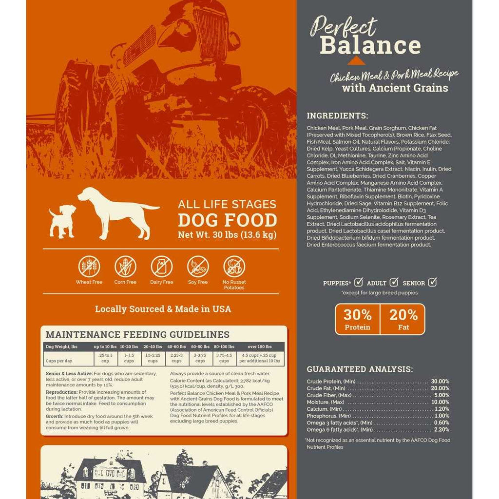 Chicken Meal & Pork Meal Recipe with Ancient Grains Dog Food U836275