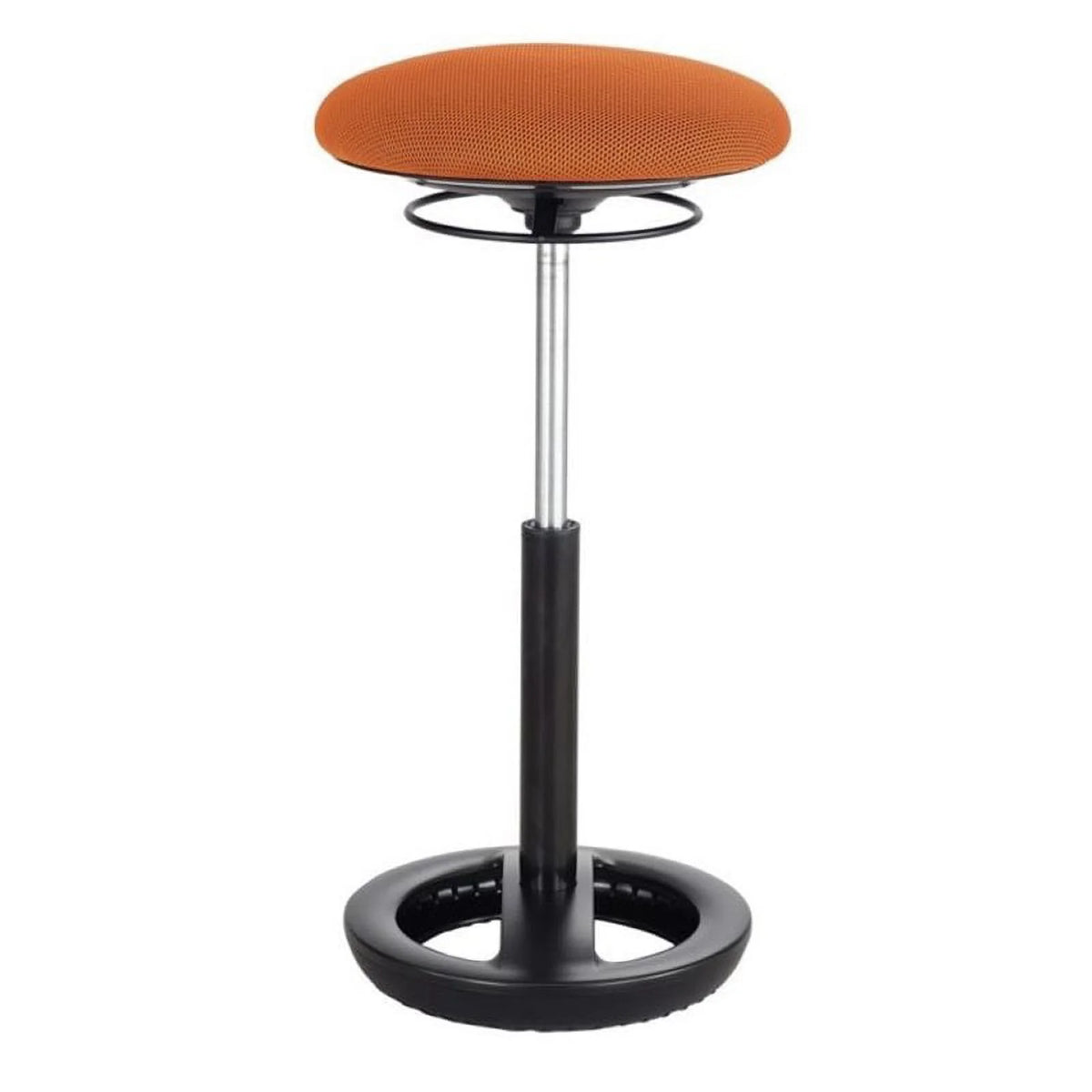 48" Standing Desk with Drafting Chair in Walnut and Orange Y9216