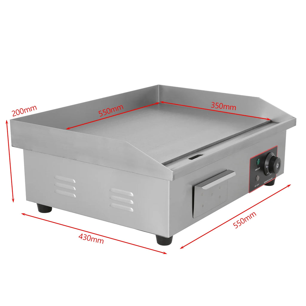 22" Commercial Electric Griddle 3000W M7680