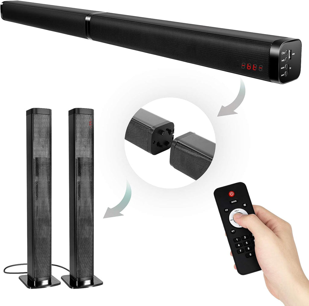 37-Inch Bluetooth Sound Bar with Surround Sound C927027